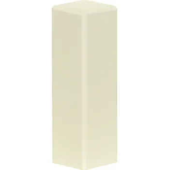 Podlahová lišta Profiles and more Soklový roh, dřevo, bílý, 60 mm, 2 ks&nbsp;550158