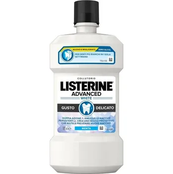 Tělový olej Listerine Advance White Mild Taste 500 ml
