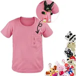 Bontis Tričko s kapsičkou na hračku - Růžová | 116/122