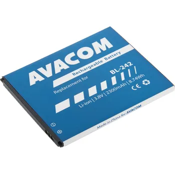 Baterie pro mobilní telefon Baterie pro LENOVO A6000 - AVACOM GSLE-BL242-2300 Li-Ion 3,8V 2300mAh