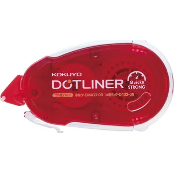 Kancelářské lepidlo Lepicí strojek KOKUYO DOTLINER silný červený 8,4 mm x 16 m