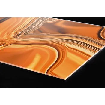 Obklad DIMEX | Plexisklo za kuchyňskou linku PGT-24060-102 | 240 x 60 cm | Kapalný chromový bronz + Plexisklo za kuchyňskou linku DIMEX v rozměru 240 x 60 cm, motiv Kapalný chromový bronz