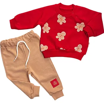 Kojenecká souprava Max 2dílná souprava pro miminka a děti - Perníček Velikost: 74-80