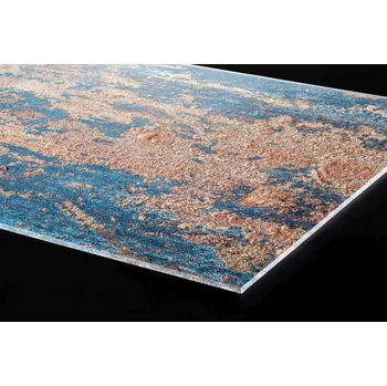 Obklad DIMEX | Plexisklo za kuchyňskou linku PGT-06040-293 | 60 cm x 40 cm | Starý natřený plech + Plexisklo za kuchyňskou linku DIMEX v rozměru 60 cm x 40 cm, motiv Starý natřený plech