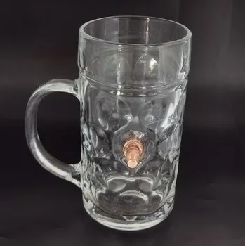 Sklenice Tuplák na pivo s kulkou Caliber Gourmet, 1 l