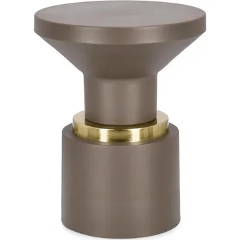 Konferenční stolek BIZZOTTO Designový odkládací stolek MUDIT hnědý 0747264