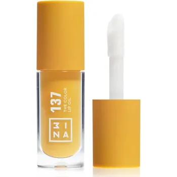 Péče o rty 3INA The Color Lip Oil hydratační olej na rty odstín 137 - Bright honey yellow, sheer 4 ml