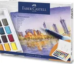 Faber Castel sada akvarelových barev 36 odstínů s paletkou