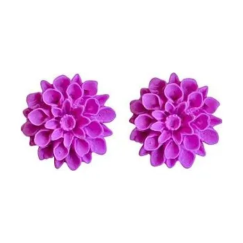 Náušnice Flowerski náušnice - pink doll