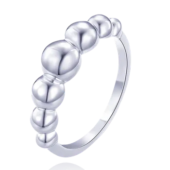 Prsten MINET Stříbrný prsten s kuličkami Velikost a váha prstenu: 53