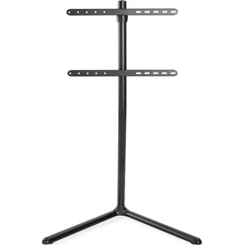 Televizní držák NEDIS podlahový TV stojan/ 49 - 70"/ 40 kg/ provedení V-vorm/ protiskluzový popruh/ Snap-lock/ hliník/ ocel/ černý