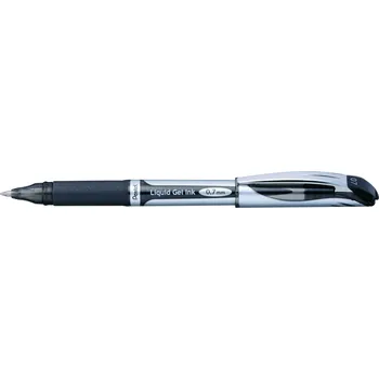 Gelové pero EnerGel Pentel BL57 černé s víčkem 0,7 mm