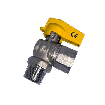 Ventil IVAR Kulový uzávěr plyn - rohový - 1/2"MF, motýl (8111R104)