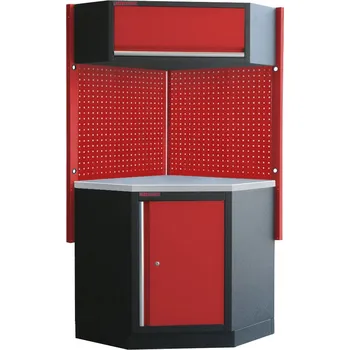 Rohová sestava PROFI RED dílenského nábytku - RTGS1302S