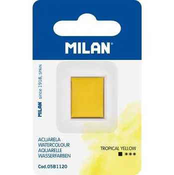 Výtvárné potřeby Akvarelová barva MILAN TROPICAL YELLOW náplň