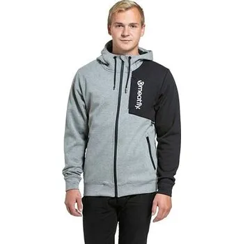 Pánská mikina Meatfly pánská technická mikina Lightyear Grey Heather | Šedá | Velikost M