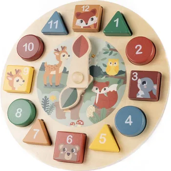 Hodiny ZOPA Dřevěné aktivity hodiny Varianta: Wood