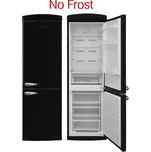 Retro lednice černá Geratek Miami KG 3300B NoFrost - ihned k expedici
