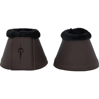 Koňské kamaše Zvony na kopyta s kožíškem Covalliero A/W 2024, hnědá velikost FULL