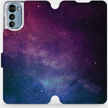 Pouzdro na mobilní telefon Flipové pouzdro Mobiwear - Motorola Moto E32s - V147P Mlhovina (Knížkové flip pouzdro, obal, kryt na mobil Motorola Moto E32s - V147P Mlhovina, materiál Umělá kůže + TPU - ochrana 360°, stojánek, silikonová vanička, magnetické zavírání)