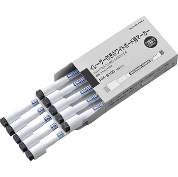 Popisovač na bílé tabule KOKUYO modrý se stírátkem a magnetem