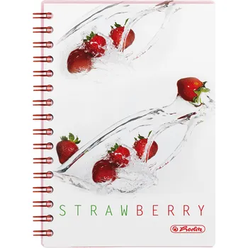 Blok Blok spirálový A5 Fresh Fruit čtverečkovaný jahoda