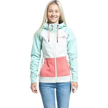 Dámské termoprádlo Meatfly dámská technická mikina Alisha Sweet Mint / Cream | Modrá | Velikost M