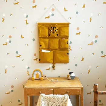 Příslušenství pro dětskou postel a kolébku ROOMMATE Kapsář na zeď Tygr