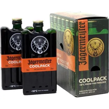 Likér Jagermeister 6x0,35l 35% coolpack 2,1l