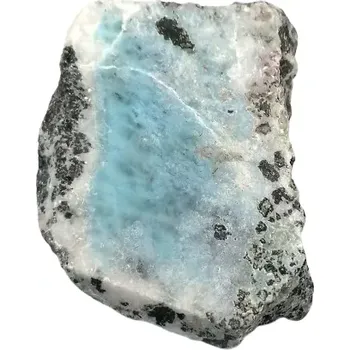 Přírodní kámen Larimar plátek leštěný z jedné strany 98 g (zajímavý kus)