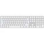 Apple Magic Keyboard Numeric Touch ID/Bezdrátová Bluetooth/SK layout/Bílá MXK73SL/A