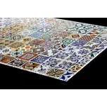 DIMEX | Plexisklo za kuchyňskou linku PGT-18060-097 | 180 x 60 cm | Portugalské kachličky + Plexisklo za kuchyňskou linku DIMEX v rozměru 180 x 60 cm, motiv Portugalské kachličky