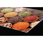 DIMEX | Plexisklo za kuchyňskou linku PGT-18060-075 | 180 x 60 cm | Misky s kořením + Plexisklo za kuchyňskou linku DIMEX v rozměru 180 x 60 cm, motiv Misky s kořením