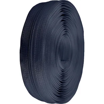 Zip Zip spirálový v metráži 3mm tm. modrá