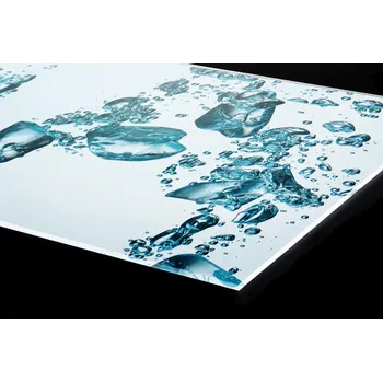 Obklad DIMEX | Plexisklo za kuchyňskou linku PGT-06040-002 | 60 cm x 40 cm | Ledové kostky + Plexisklo za kuchyňskou linku DIMEX v rozměru 60 cm x 40 cm, motiv Ledové kostky