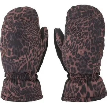 Rukavice Dámské rukavice Volcom Upland Mitt Leopard L
