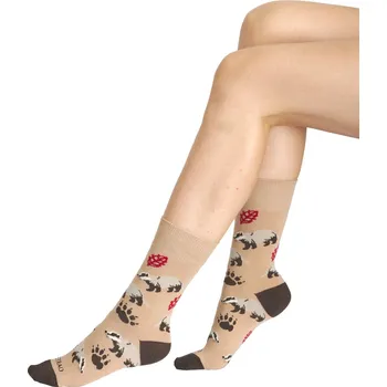Pánské ponožky Veselé ponožky TETRAO jezevec 35-38