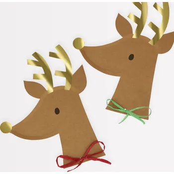 Talíř MERI MERI Talíře - Reindeer with Bow