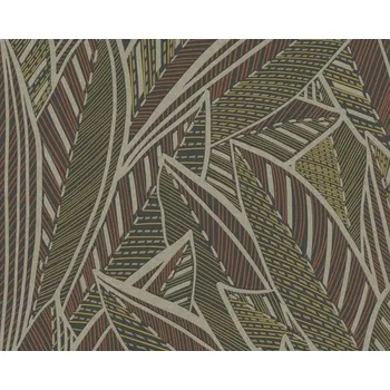 Tapeta A.S. Création | Vliesová tapeta na zeď French Affair 39933-1 | 0,53 x 10,05 m | černá, zlatá, žlutá, oranžová + Černá, zlatá, žlutá, oranžová vliesová tapeta na stěnu 399331 v rozměru 0,53 x 10,05 m