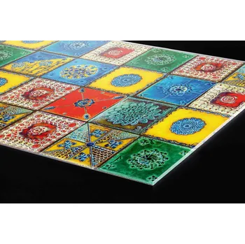 Obklad DIMEX | Plexisklo za kuchyňskou linku PGT-18060-107 | 180 x 60 cm | Lisabonské kachličky + Plexisklo za kuchyňskou linku DIMEX v rozměru 180 x 60 cm, motiv Lisabonské kachličky