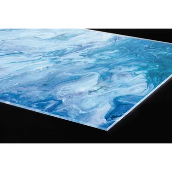 Obklad DIMEX | Plexisklo za kuchyňskou linku PGT-08040-158 | 80 x 40 cm | Modrý abstrakt + Plexisklo za kuchyňskou linku DIMEX v rozměru 80 x 40 cm, motiv Modrý abstrakt