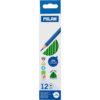 Pastelka Pastelky trojhranné MILAN 231 tmavě zelené 12 ks