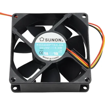 Počítačové chlazení Ventilátor KD2408PTBX-6A, 80x80x25mm, 24V DC, 3pin