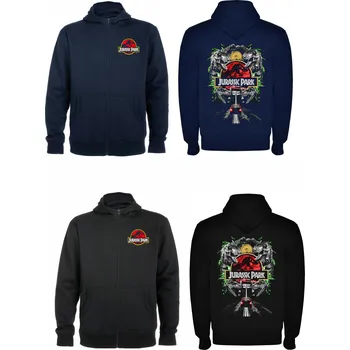 Chlapecká mikina Mikina na zip Jurský Park Barva: černá, Velikost: 122/128 - 7/8let