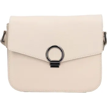 Kabelka Dámská kožená crossbody kabelka Lagen Simoa - krémová