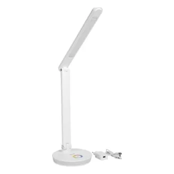 Lampička PLATINET stolní lampa RGB 12W WITH CHARGING PORT WHITE