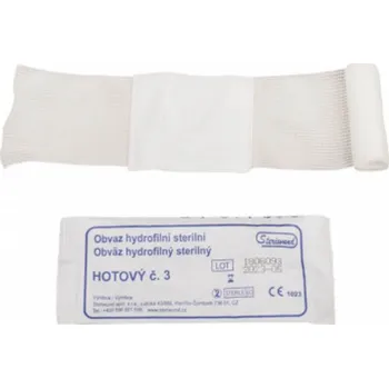 Steriwund Obvaz hotový sterilní č.4 s polštářkem (šířka 10cm)