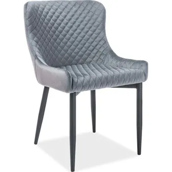 Signal Jídelní židle COLIN B Velvet | šedá