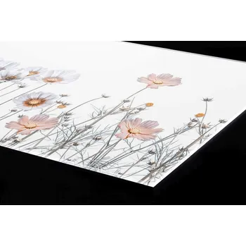 Obklad DIMEX | Plexisklo za kuchyňskou linku PGT-06040-181 | 60 cm x 40 cm | Jemné kvítí + Plexisklo za kuchyňskou linku DIMEX v rozměru 60 cm x 40 cm, motiv Jemné kvítí