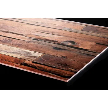 Obklad DIMEX | Plexisklo za kuchyňskou linku PGT-08060-063 | 80 x 60 cm | Dřevěná zeď + Plexisklo za kuchyňskou linku DIMEX v rozměru 80 x 60 cm, motiv Dřevěná zeď